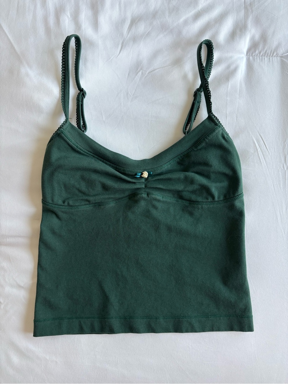 Free people wear it out green tank